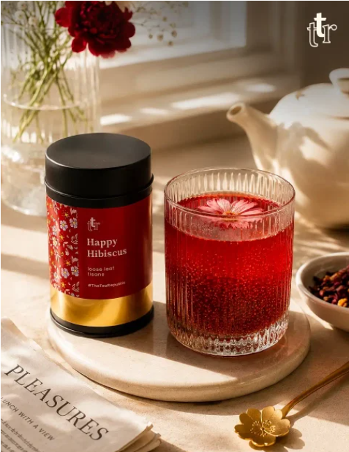 Midnight Pulse Facebook ad: Explore our collection of teas and bespoke gifts.