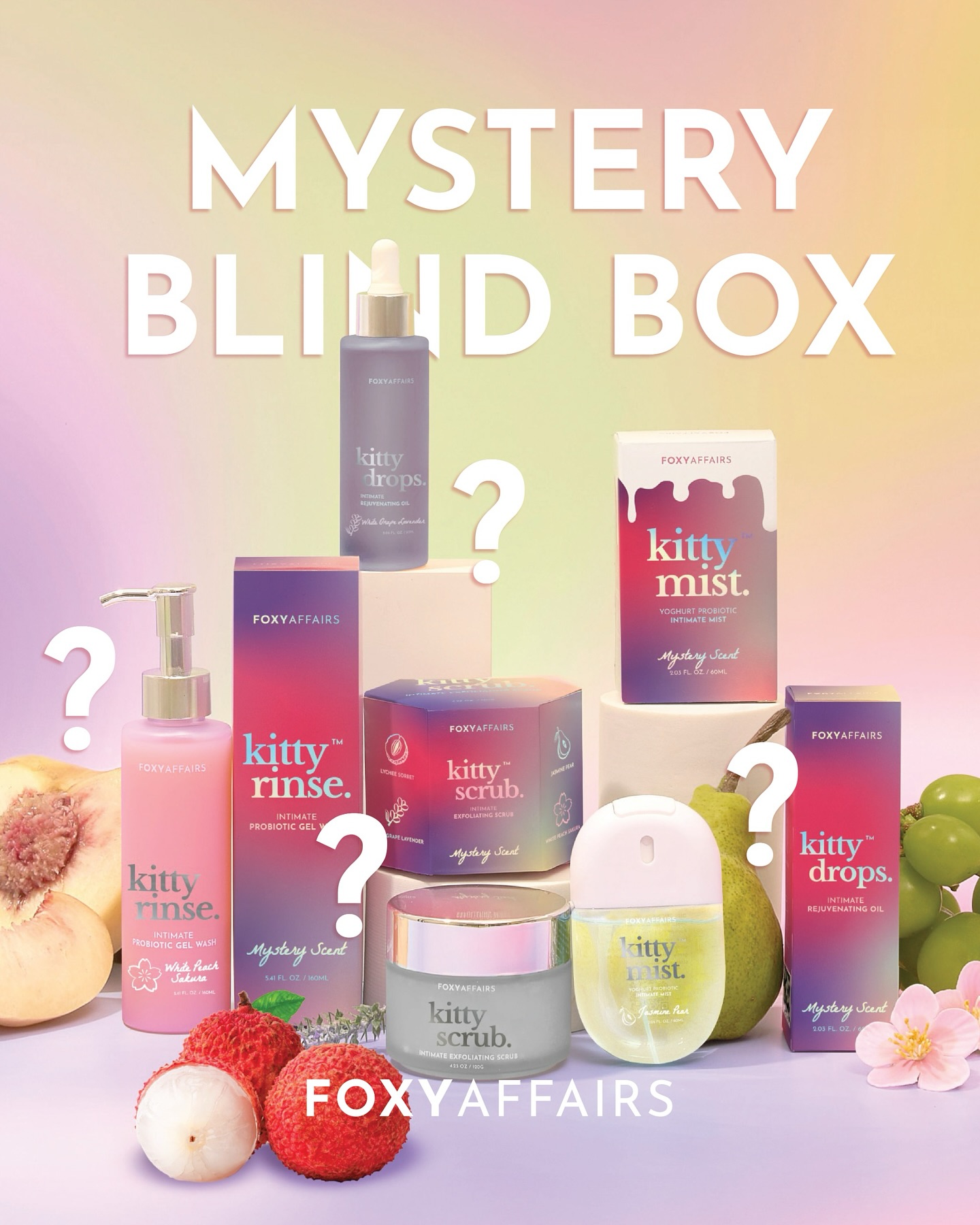 foxyaffairs.sg Facebook ad: PREORDERS OPEN: THE MYSTERY BLIND BOX IS HERE