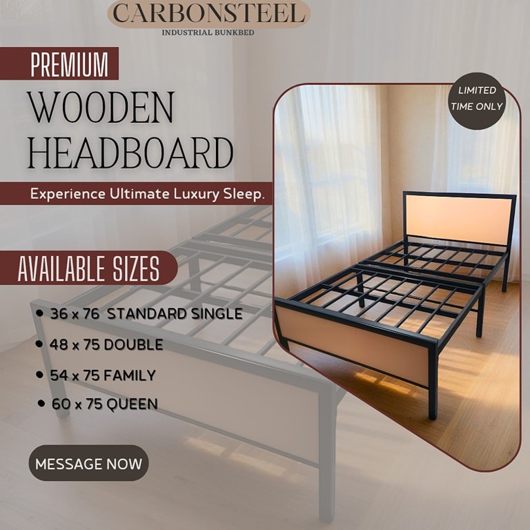 Carbonsteel Facebook ad: manufacturer of Heavy Duty Bunk Beds and makers…