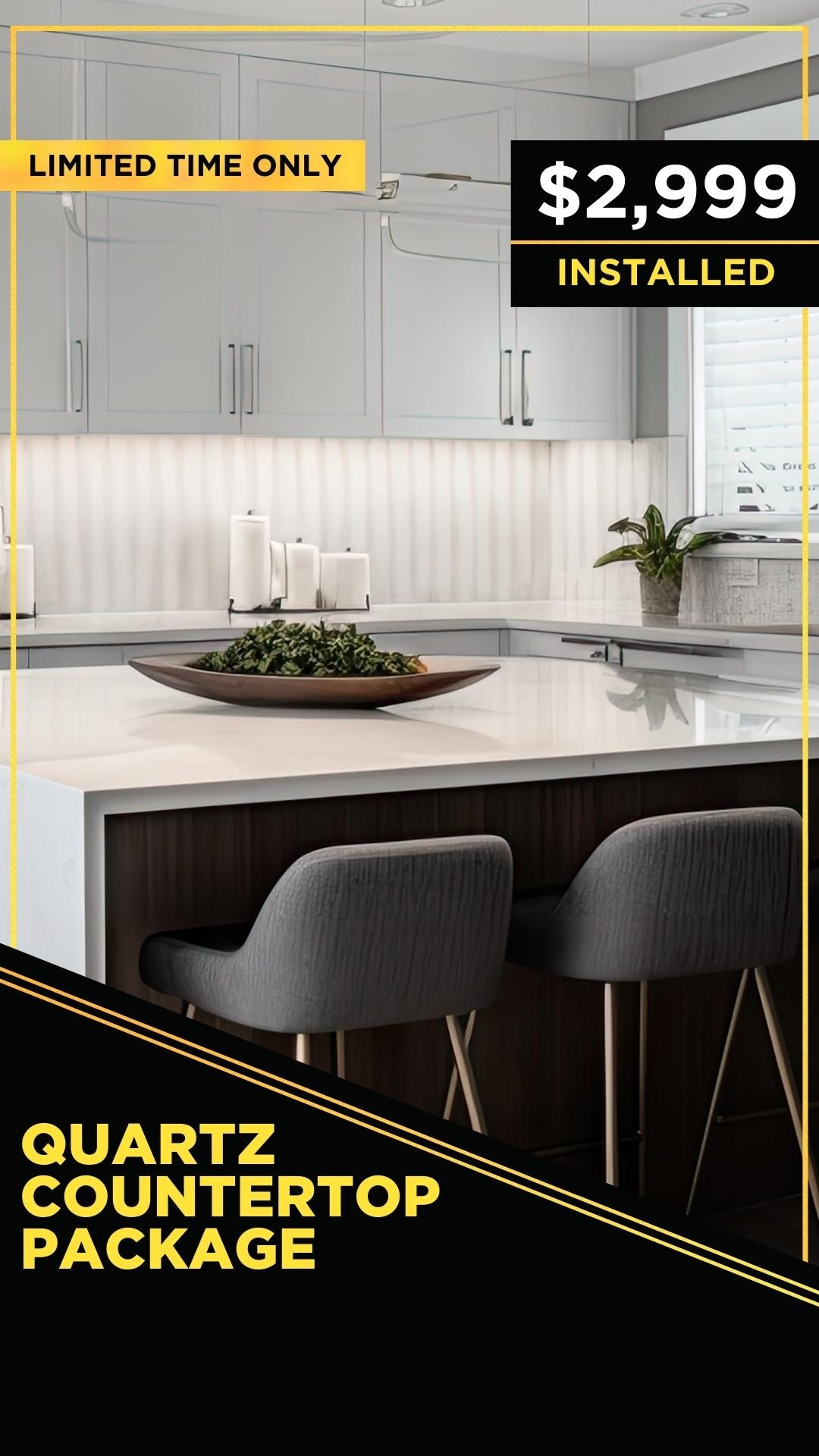 Granite Empire of Chattanooga Facebook ad: Elevate Your Space with Quartz