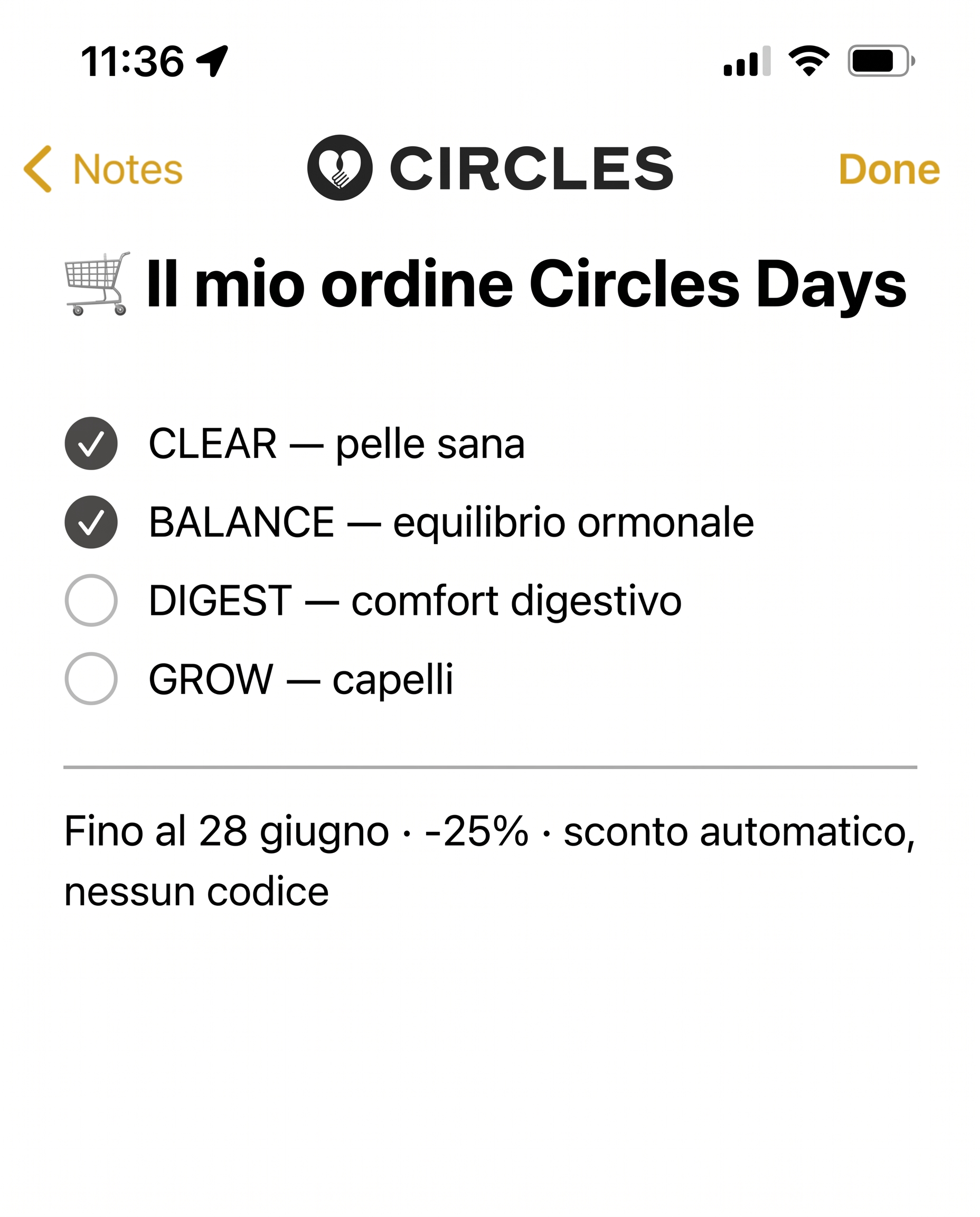 Circles Facebook ad