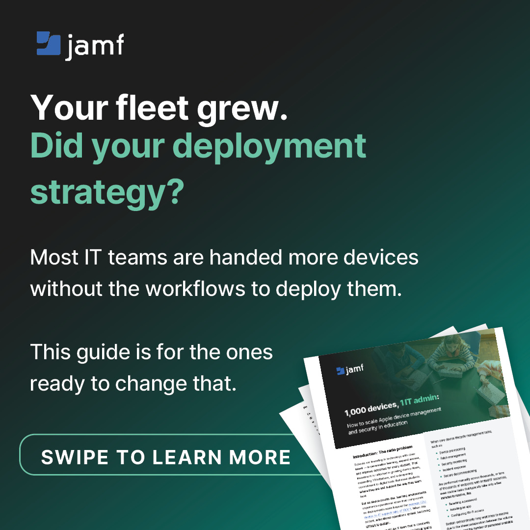Jamf Facebook ad