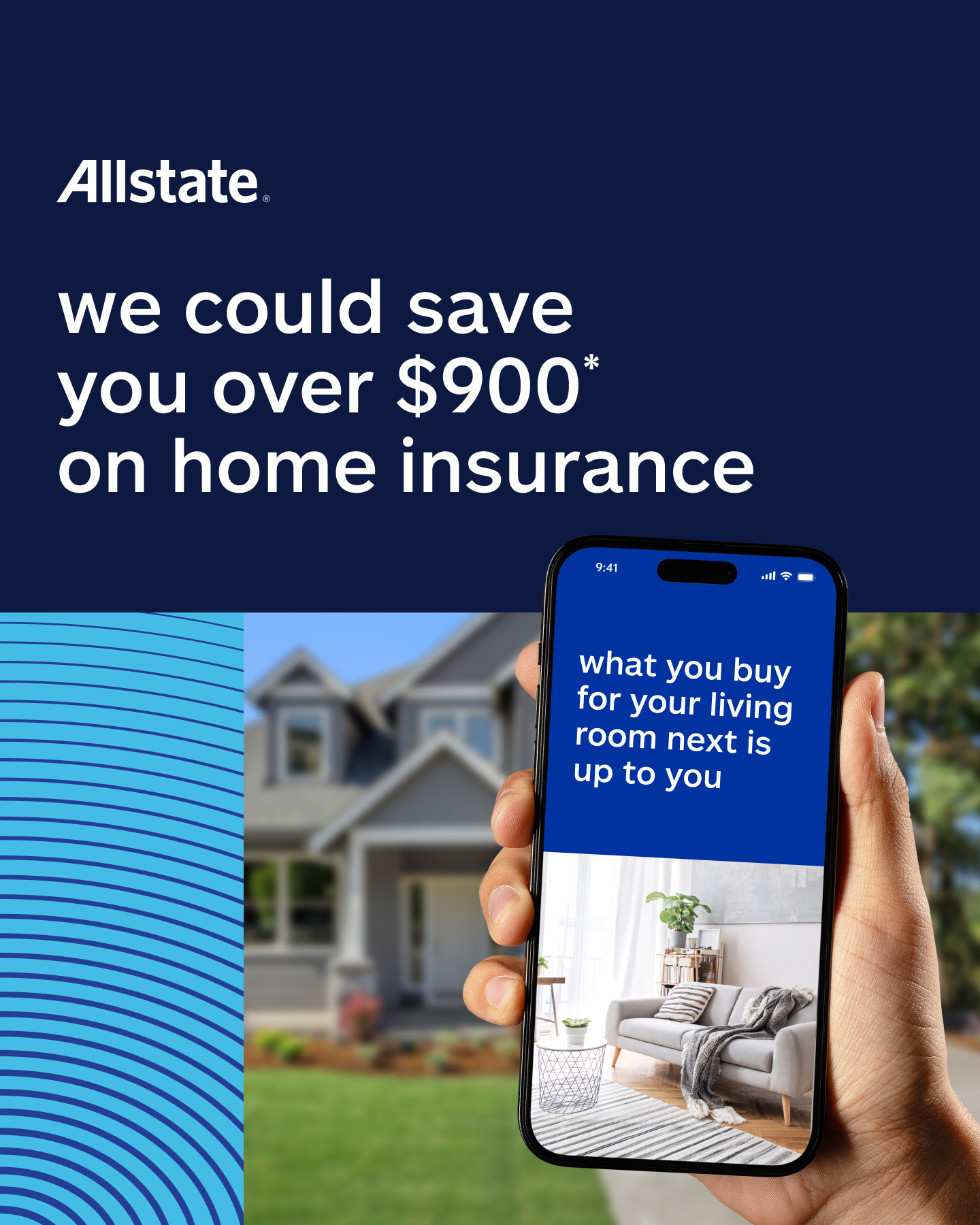 Allstate Facebook ad: Switch to Allstate, Save $900*