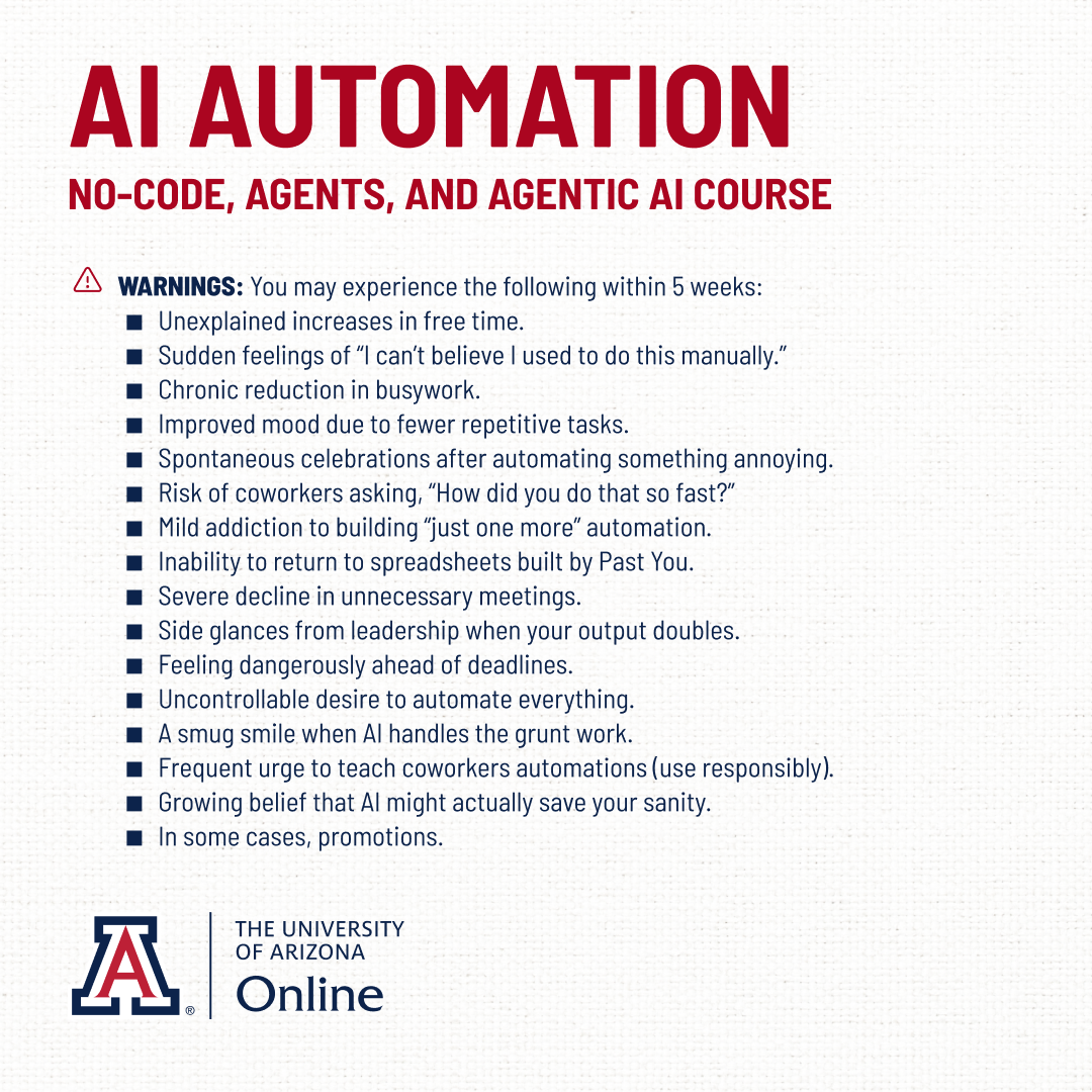 Arizona Online Professional Studies Facebook ad