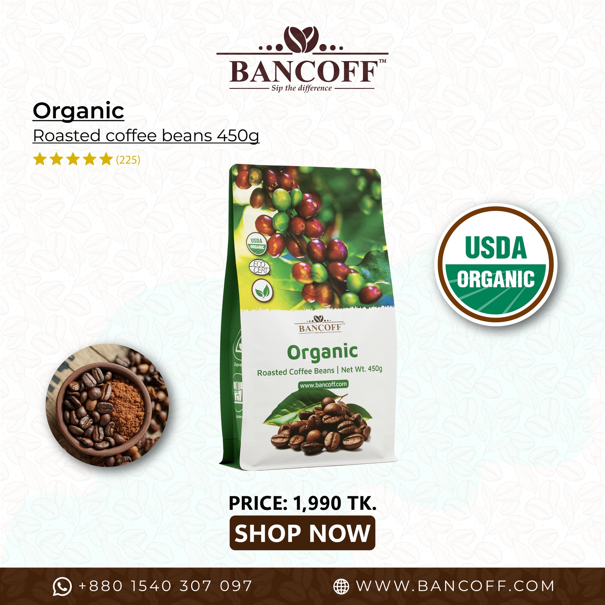 Bancoff Facebook ad: Bancoff-more than coffee, it’s an experience.