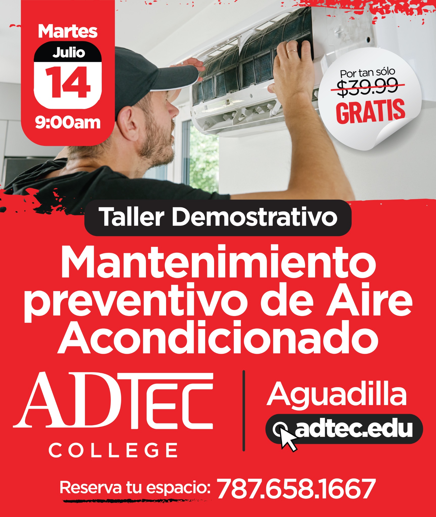 Adtec College Facebook ad