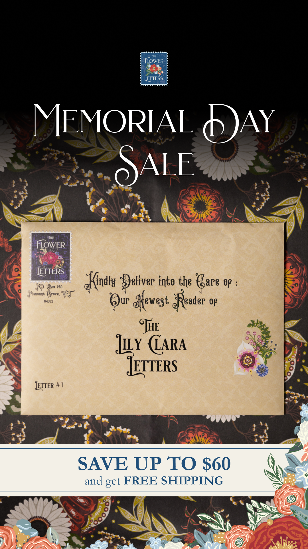 The Flower Letters Facebook ad
