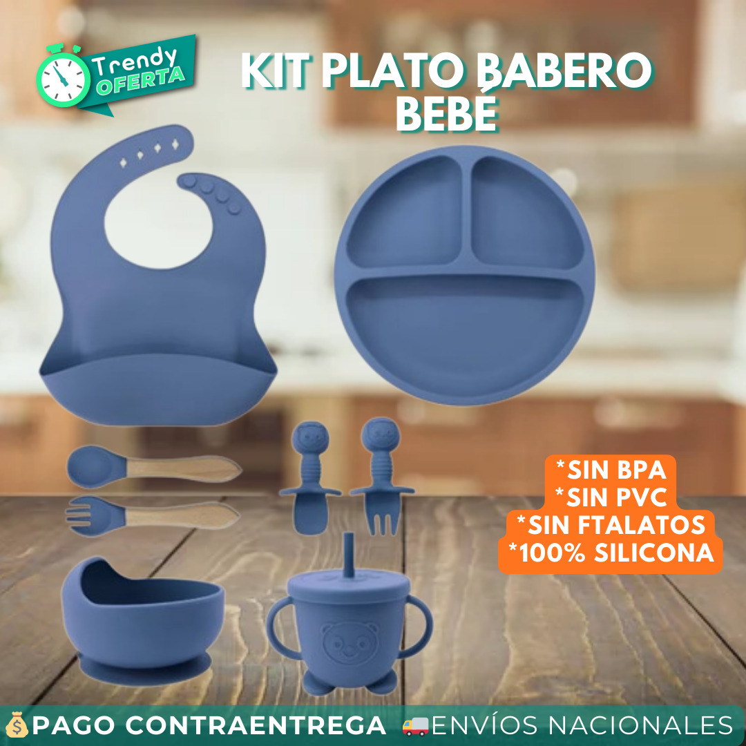 Trendy.master Facebook ad: KIT PLATO BABERO DE SILICONA PARA BEBÉ - Trendymasterco