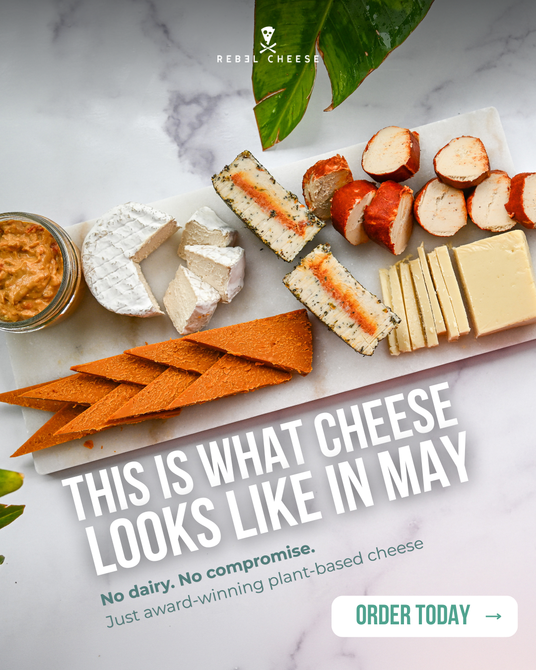 Rebel Cheese Facebook ad