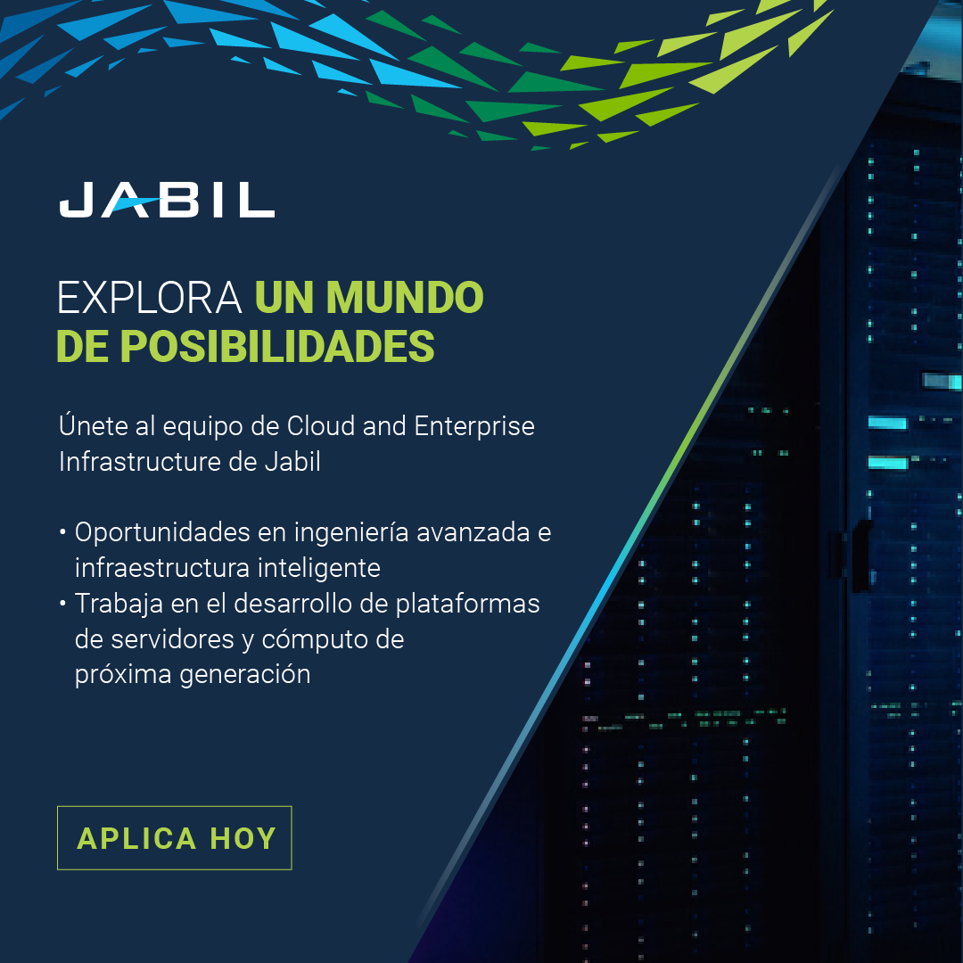 Jabil Facebook ad: Únete al equipo de Cloud and Enterprise Infrastructure de…