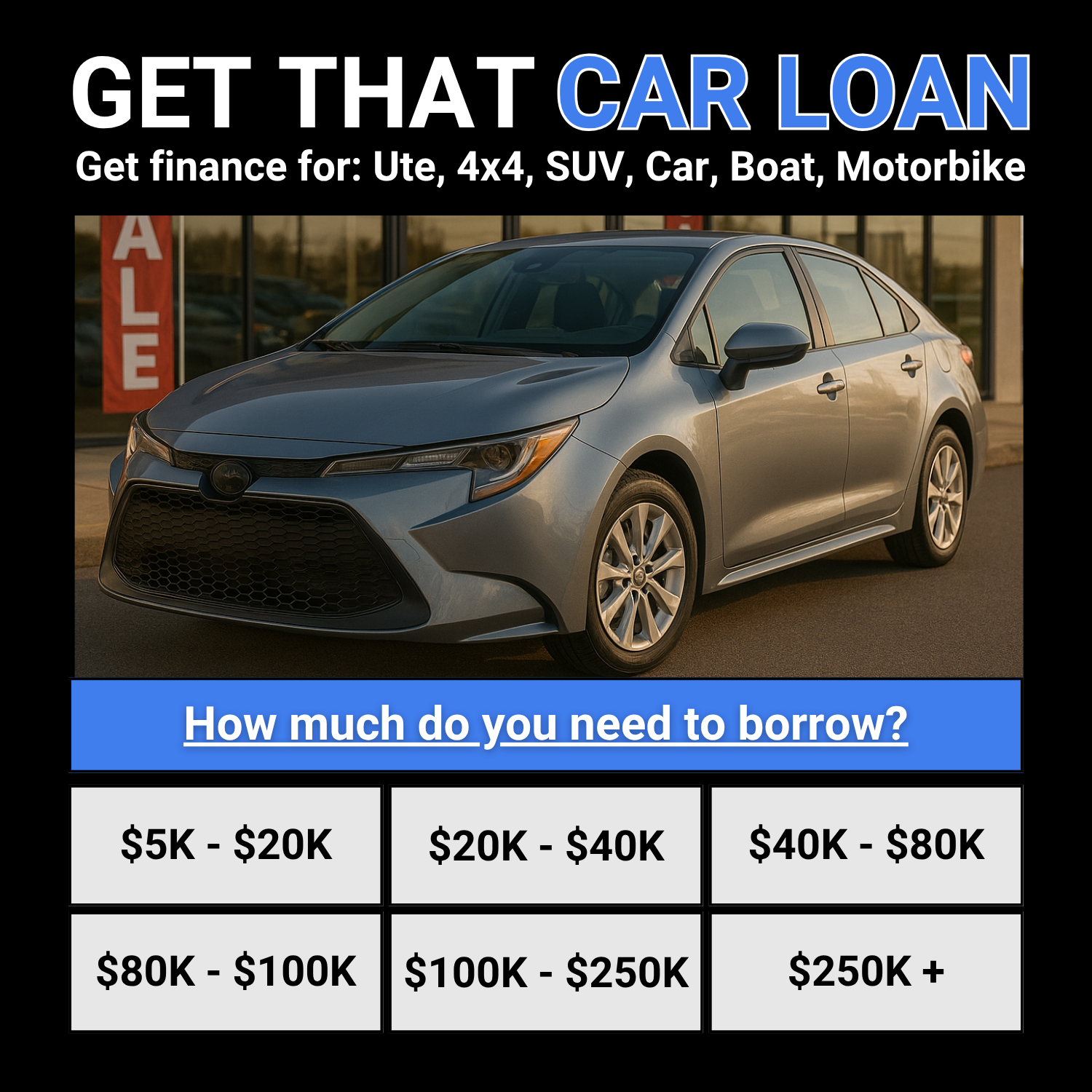 Get That Loan Facebook ad