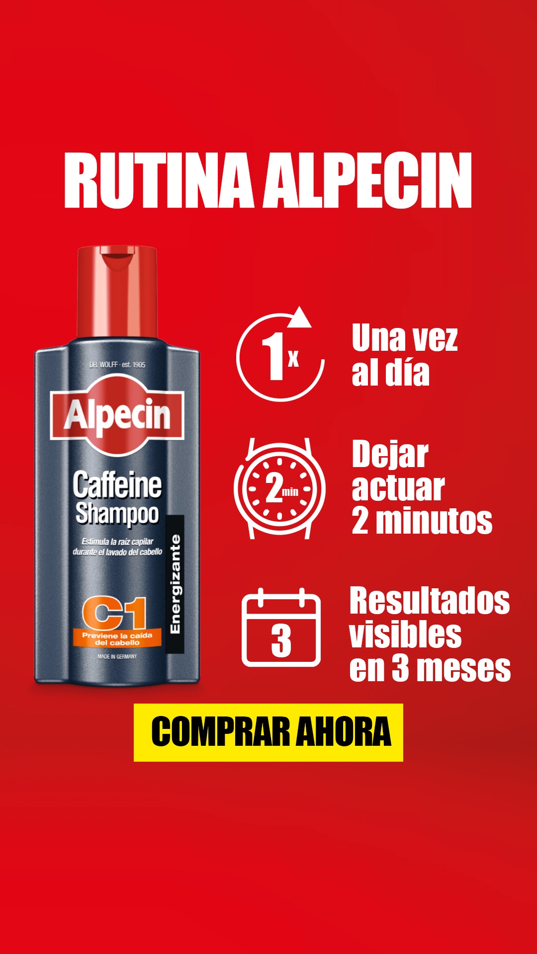 Alpecin Facebook ad