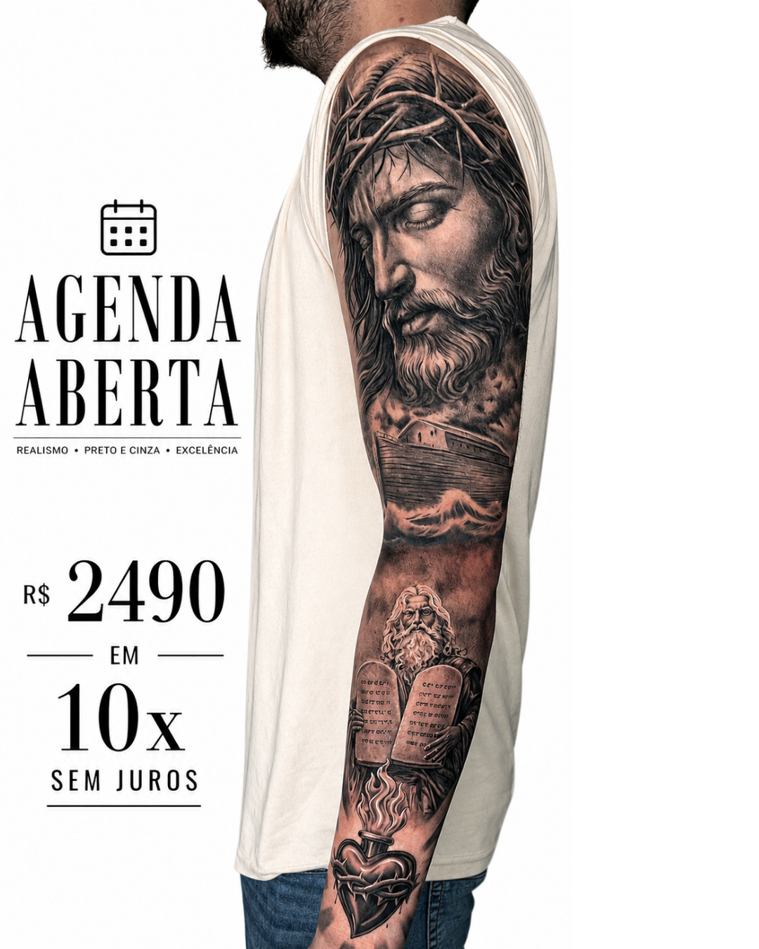 Igor Tavares Tatuador Facebook ad: Uma tattoo realista não é só sobre preencher…