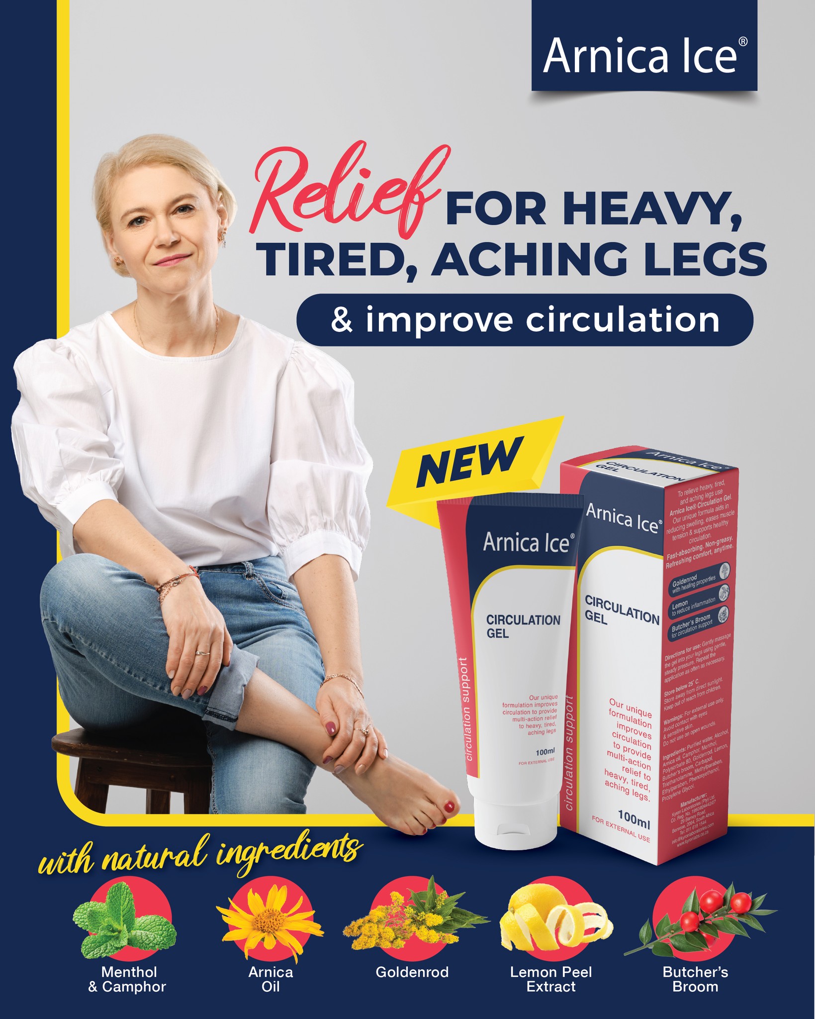 Arnica Ice Facebook ad
