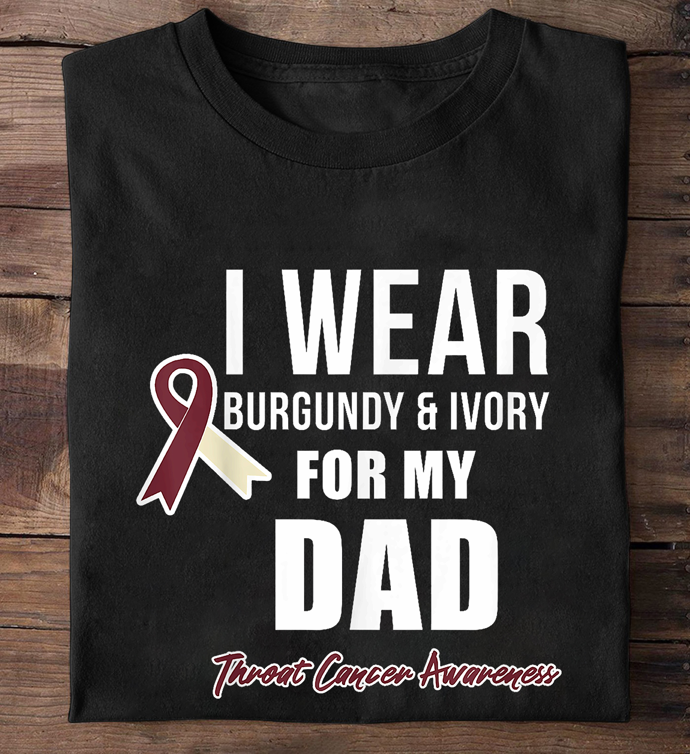 Throat Cancer Awareness Facebook ad: Raise your voice for Throat Cancer Awareness.
