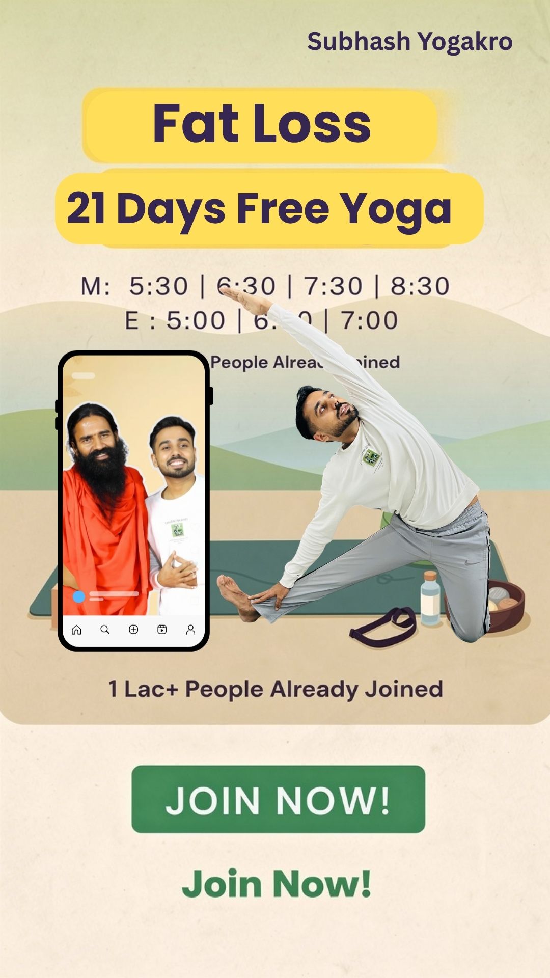 Subash Yogakro Facebook ad