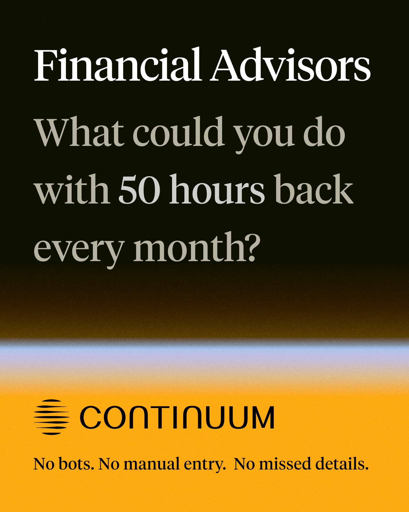 Continuum AI Facebook ad