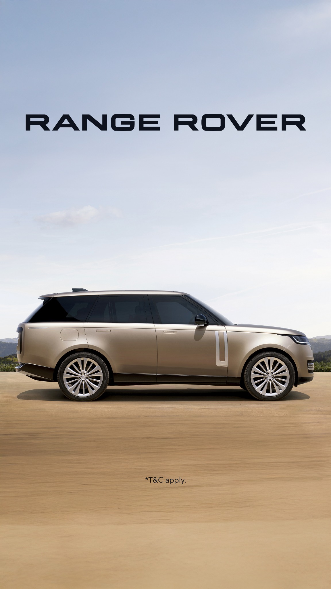 Range Rover Facebook ad