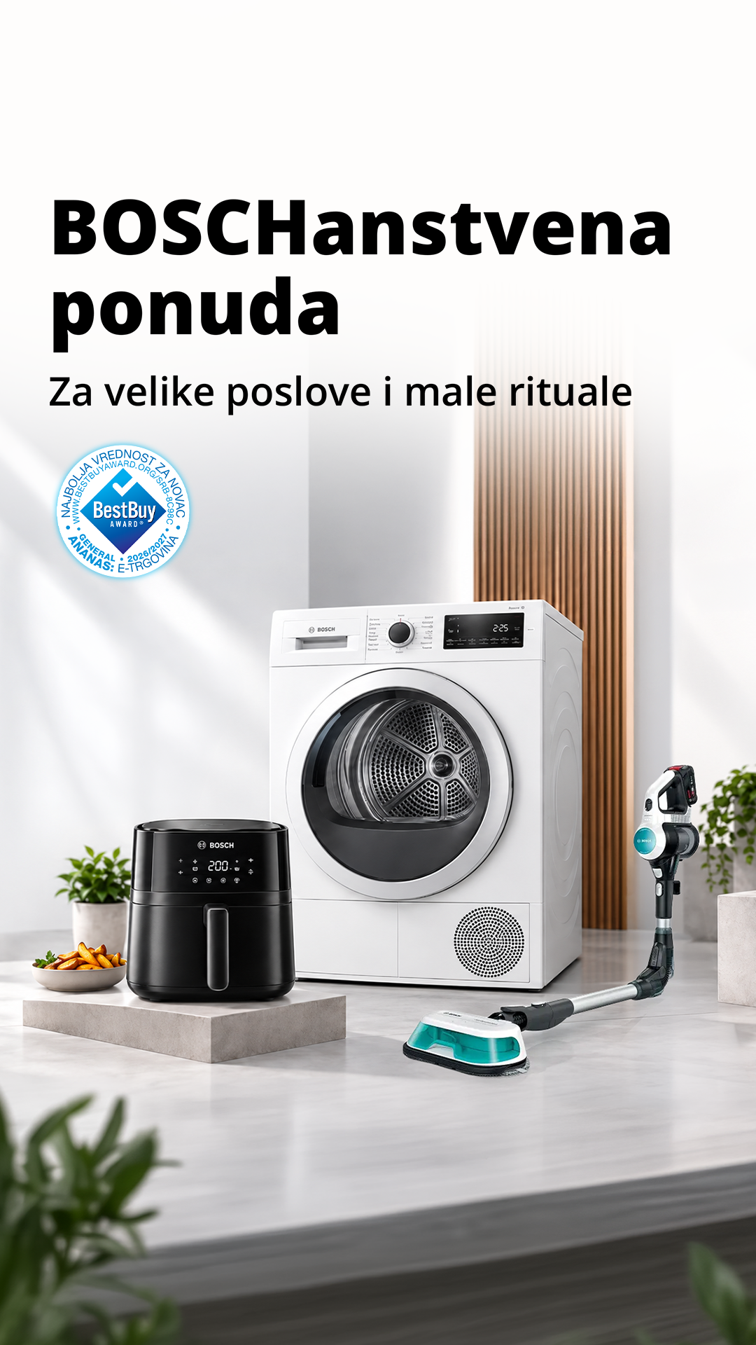 Ananas.rs Facebook ad: Bosch kvalitet za svaki dan.