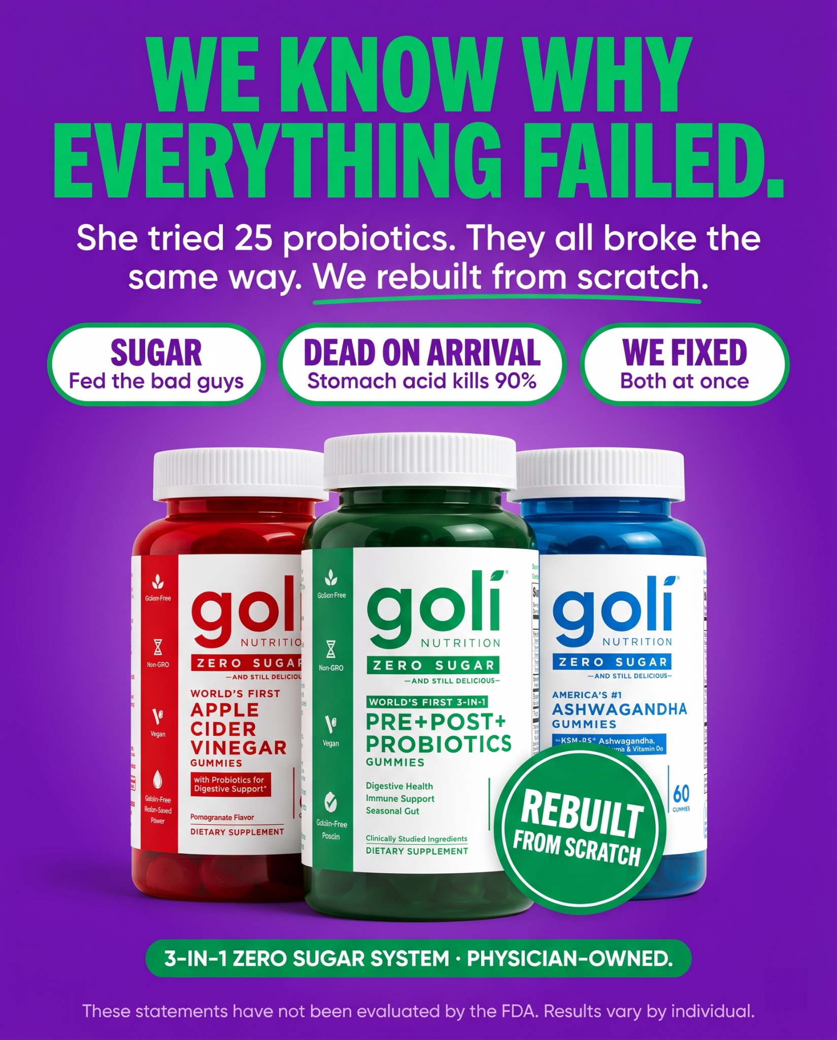Goli Facebook ad