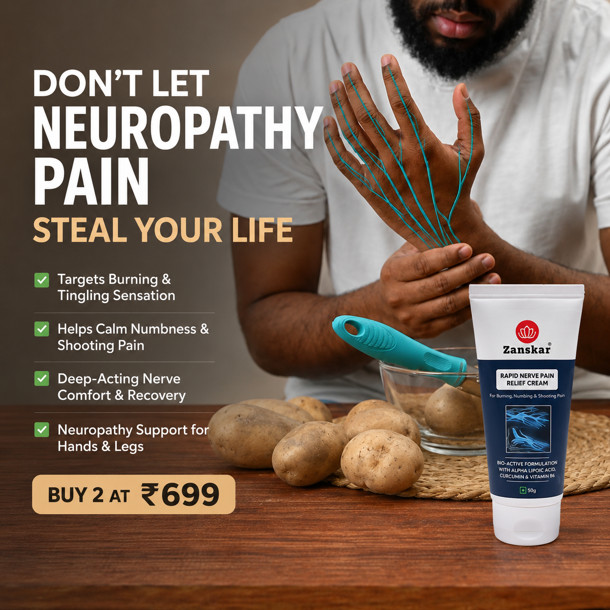 Zanskar: Muscle & Joint Relief Facebook ad