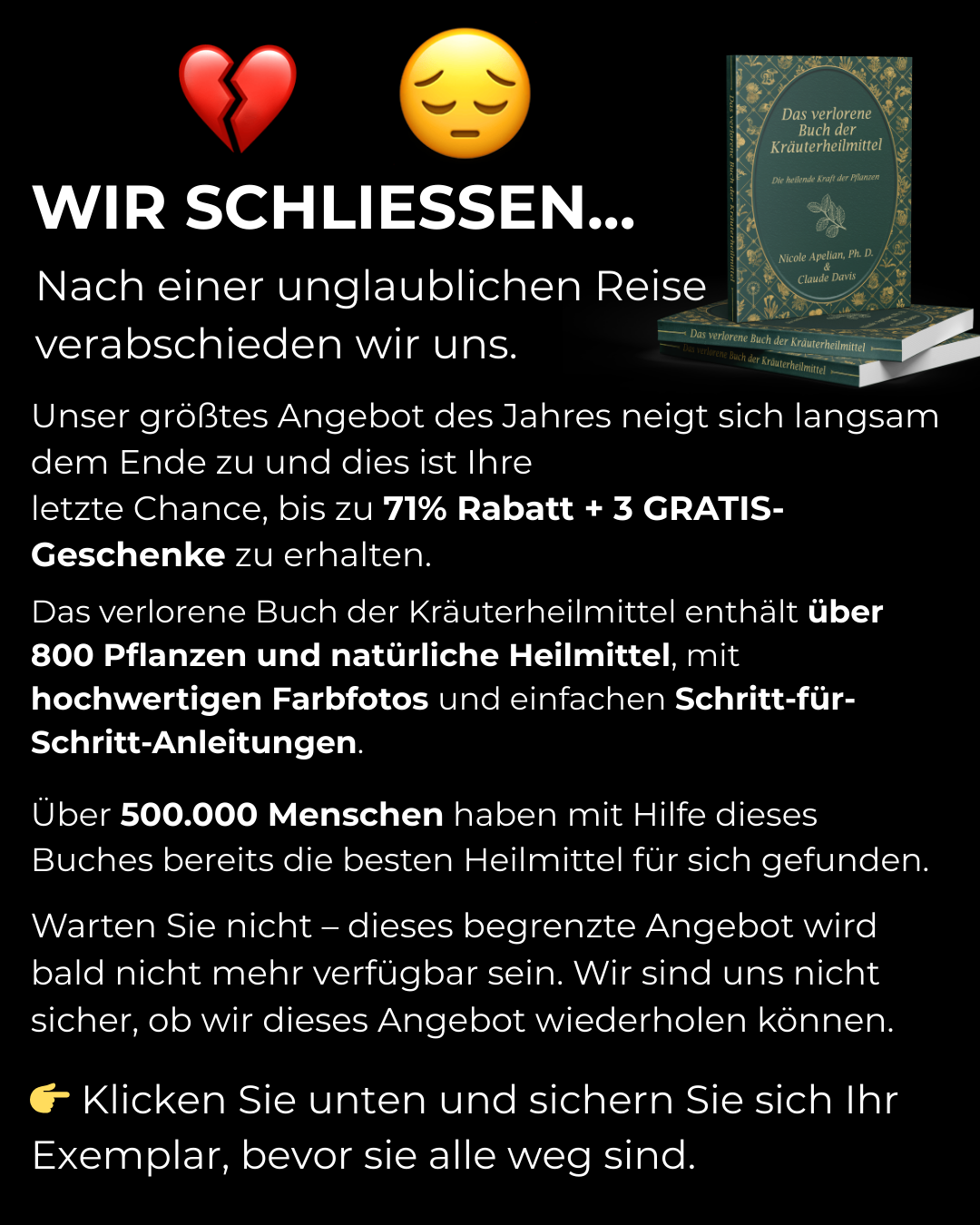 Das verlorene Buch der Kräuterheilmittel Facebook ad
