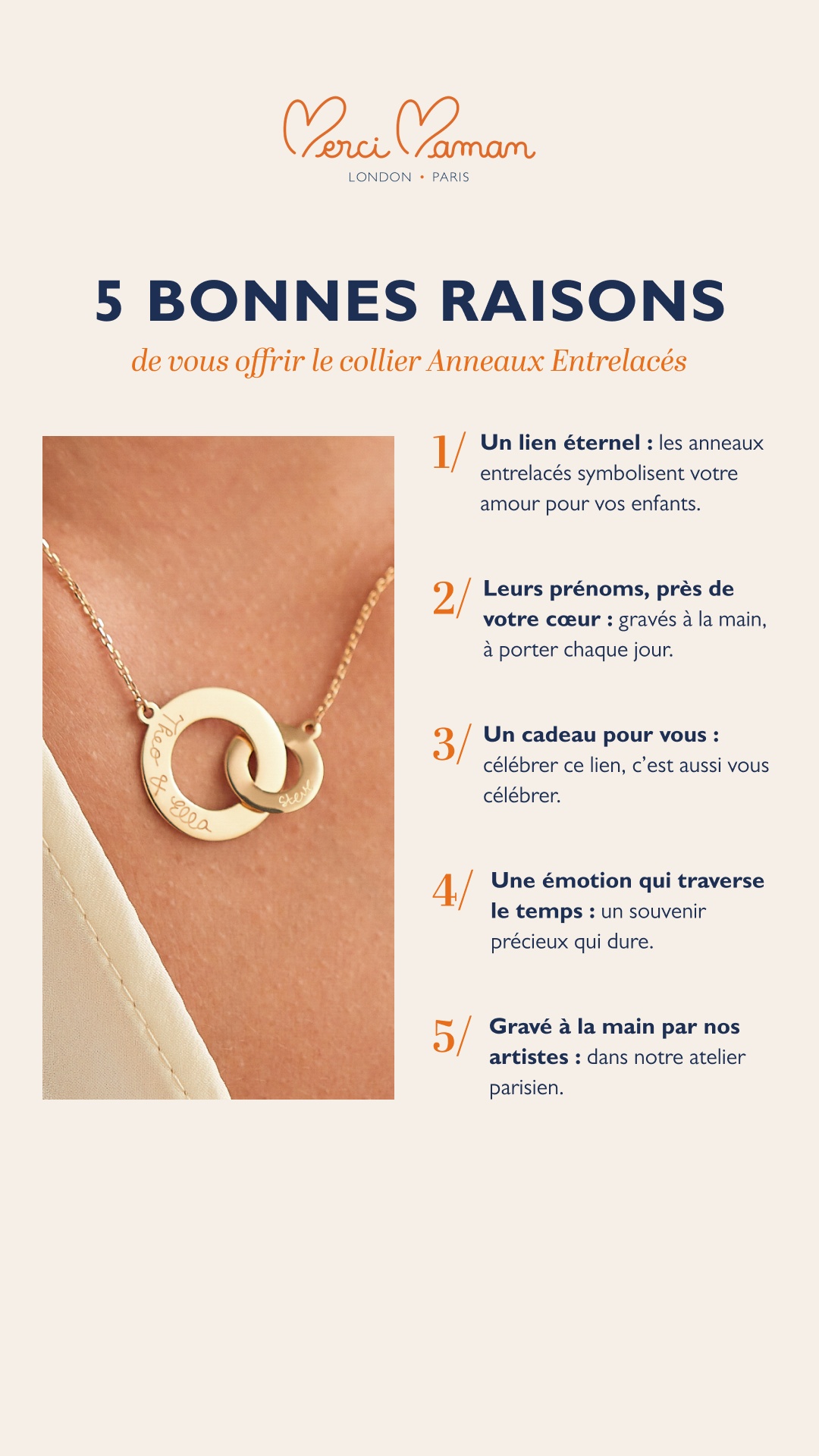 Merci Maman - Cadeaux Personnalisés Facebook ad: -10% en vous inscrivant à notre newsletter!
