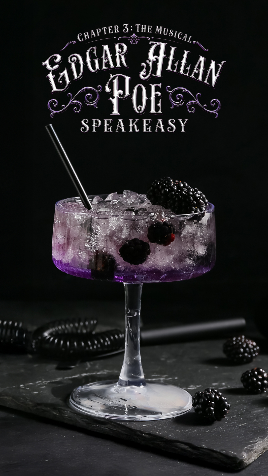 Edgar Allan Poe Speakeasy Facebook ad