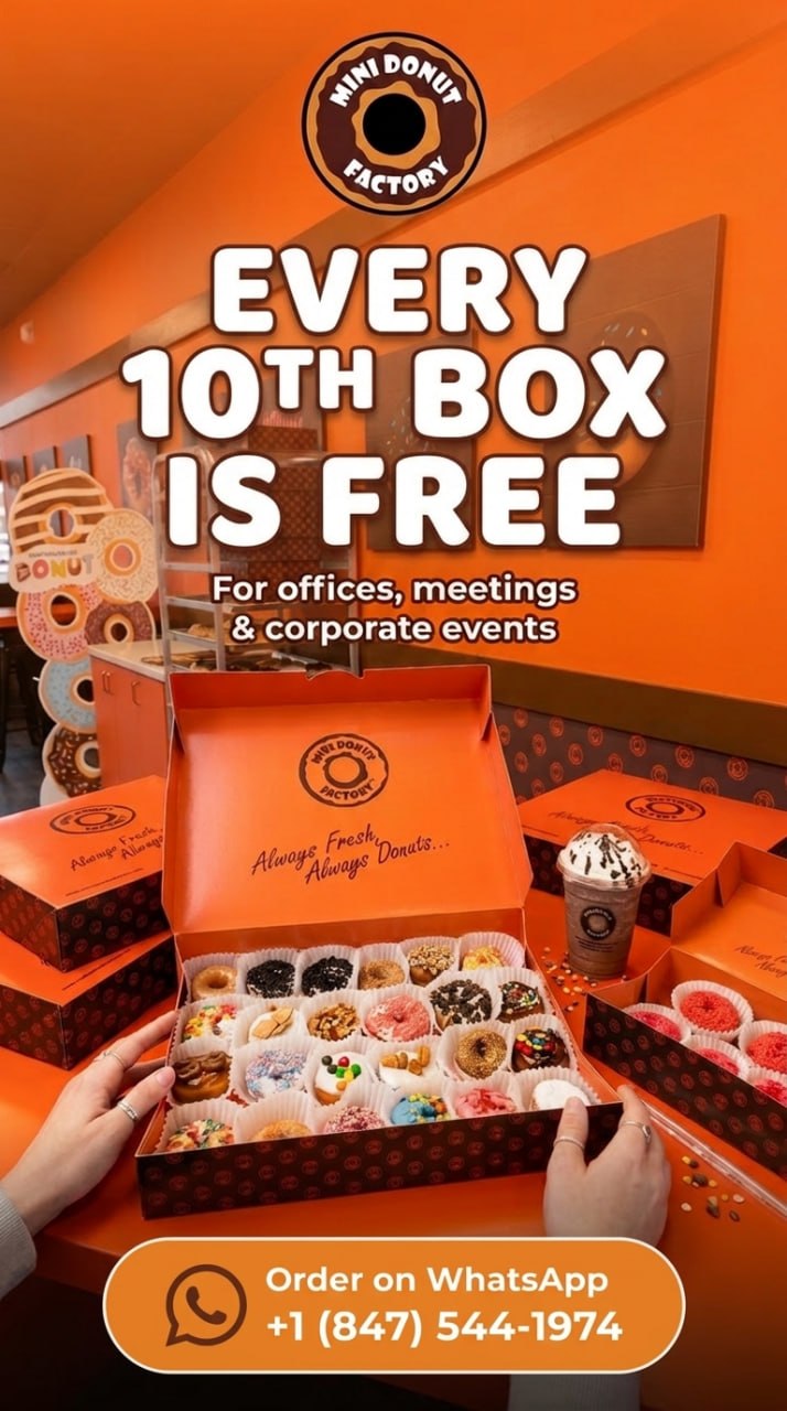 Mini Donut Factory Facebook ad: Custom Donuts For Your Wedding