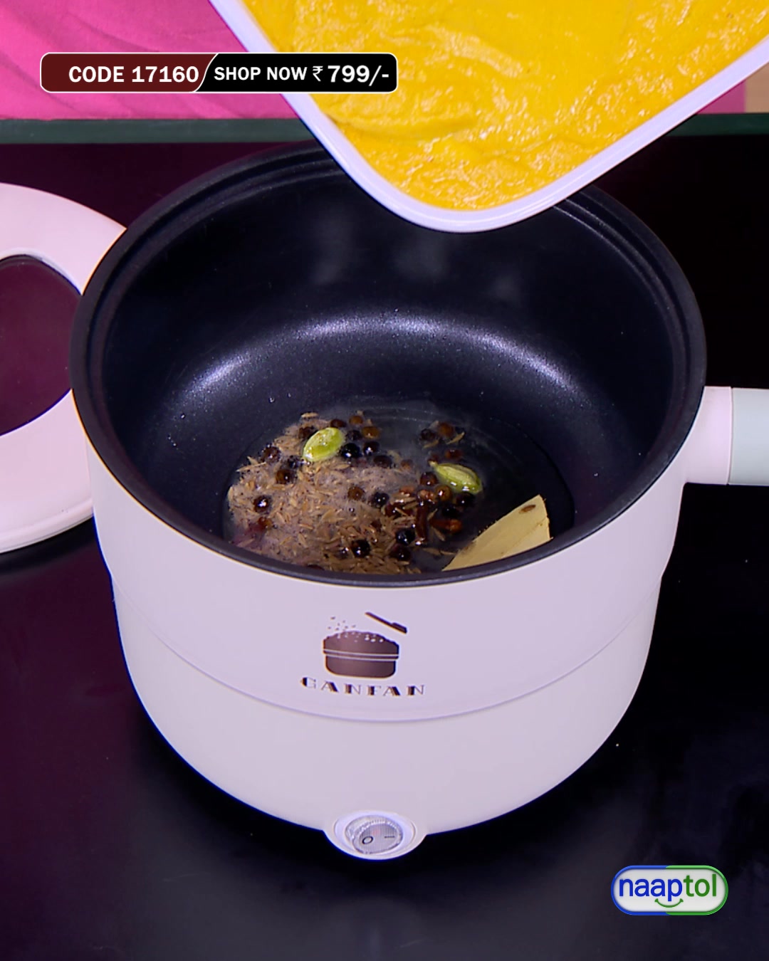 Home & Kitchen NT H1 Facebook ad: Space-Saving Solution for Delicious Dishes!