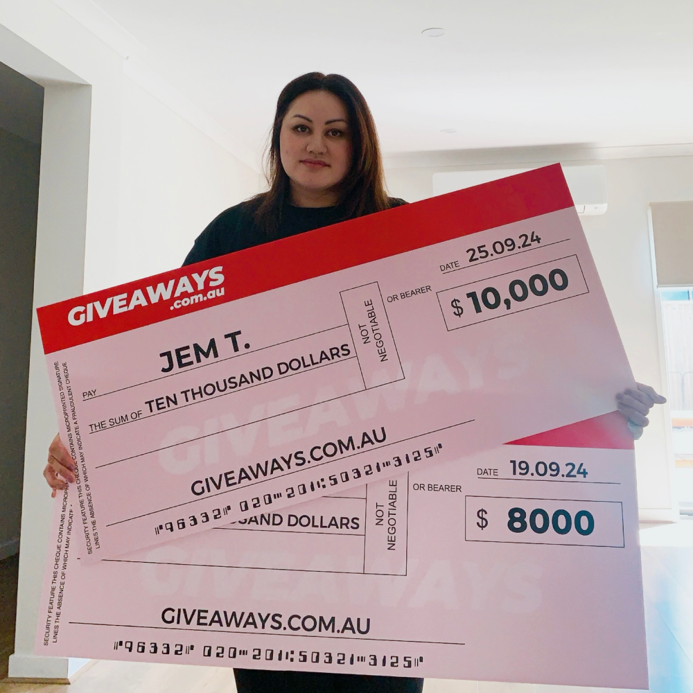 Giveaways.com Facebook ad: Real Winners EVERYDAY!