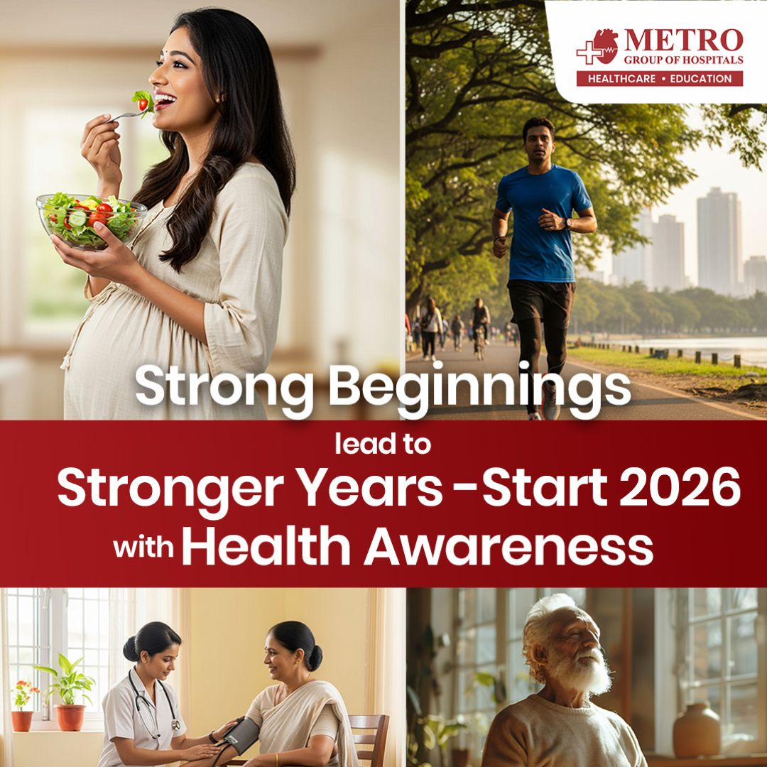 Metro Hospitals Facebook ad: Strong beginnings lead to stronger years.