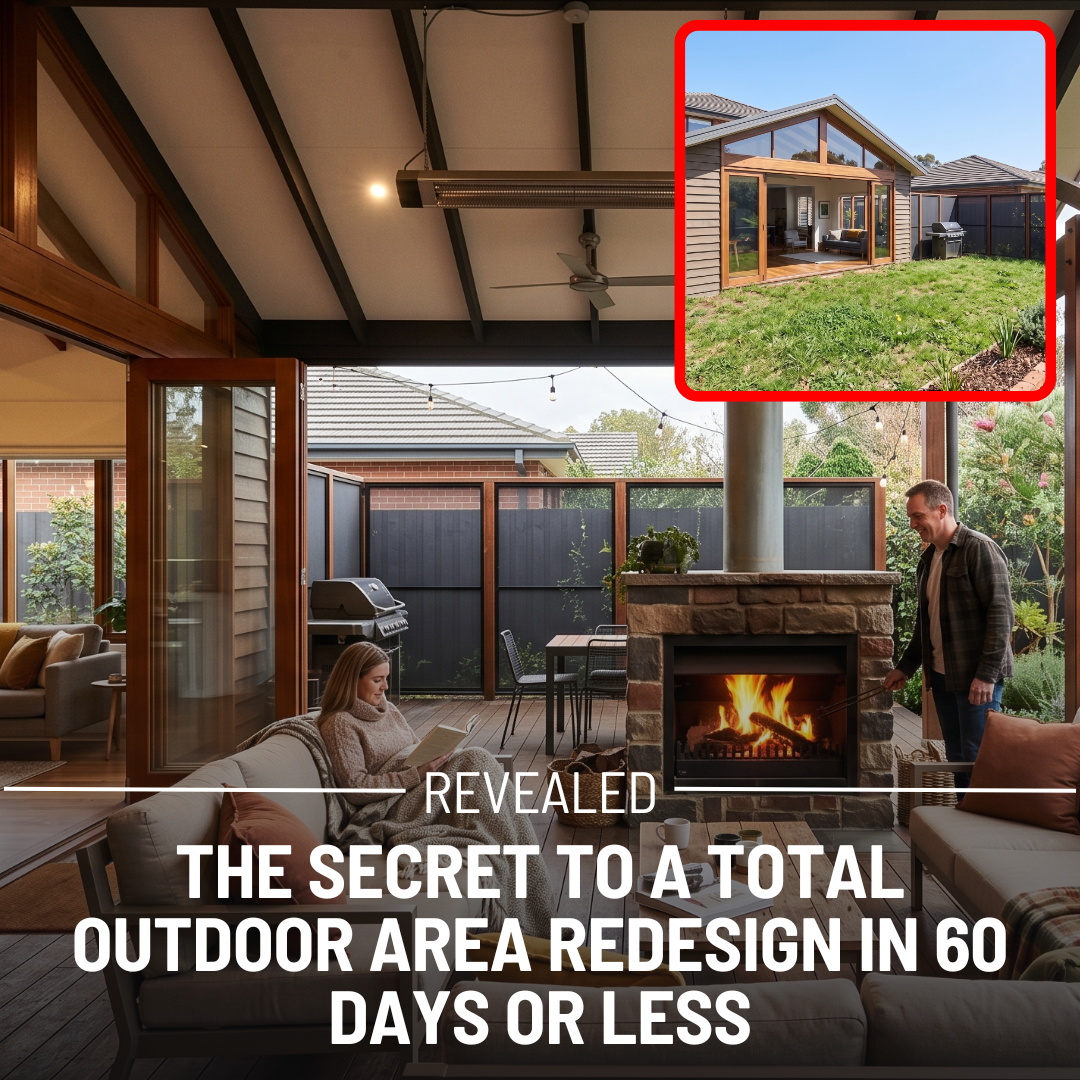 Outdoor InDesign Facebook ad: Upgrade Your Backyard In 60 Days Or Less