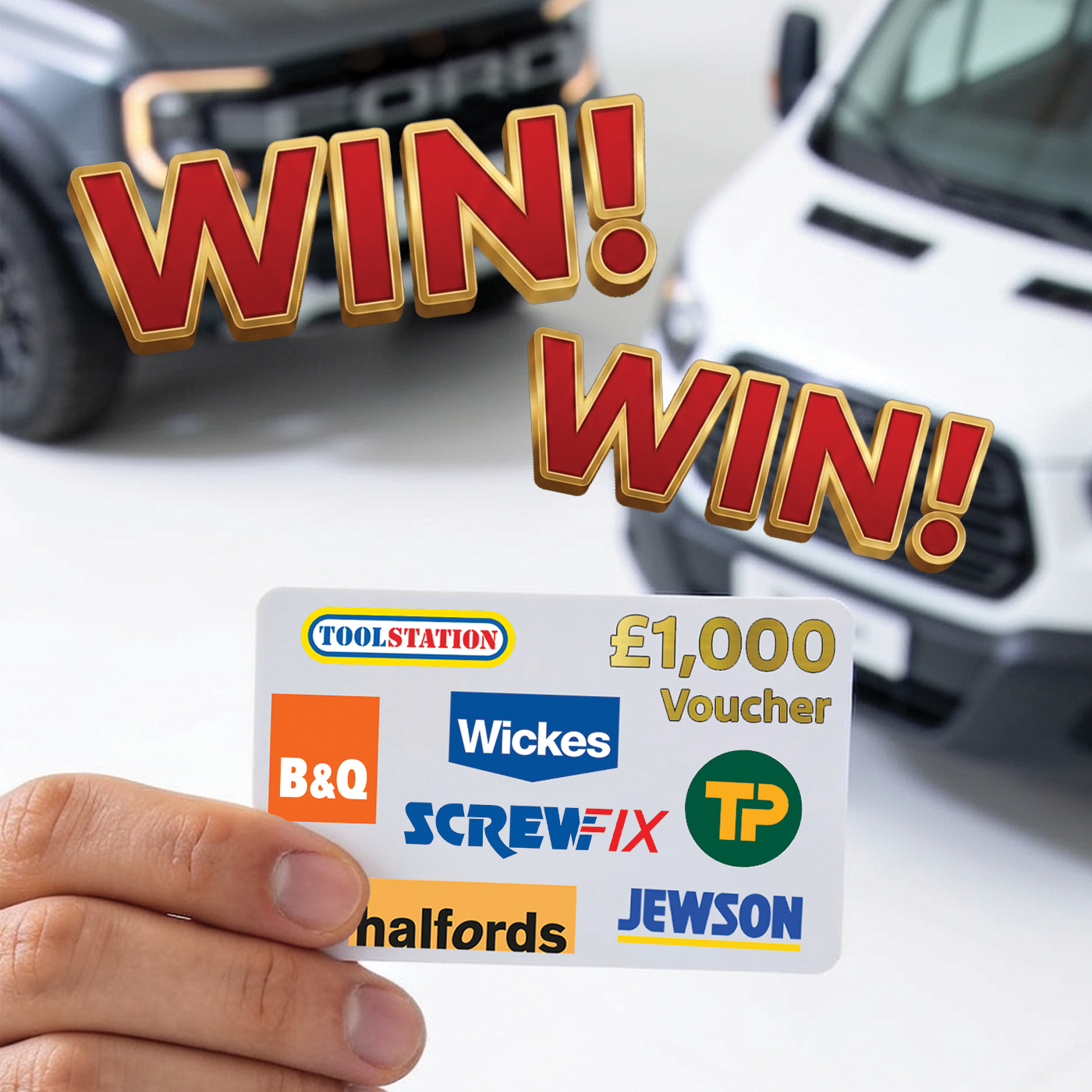 Foray Motor Group Facebook ad: WIN a £1,000 Gift Voucher