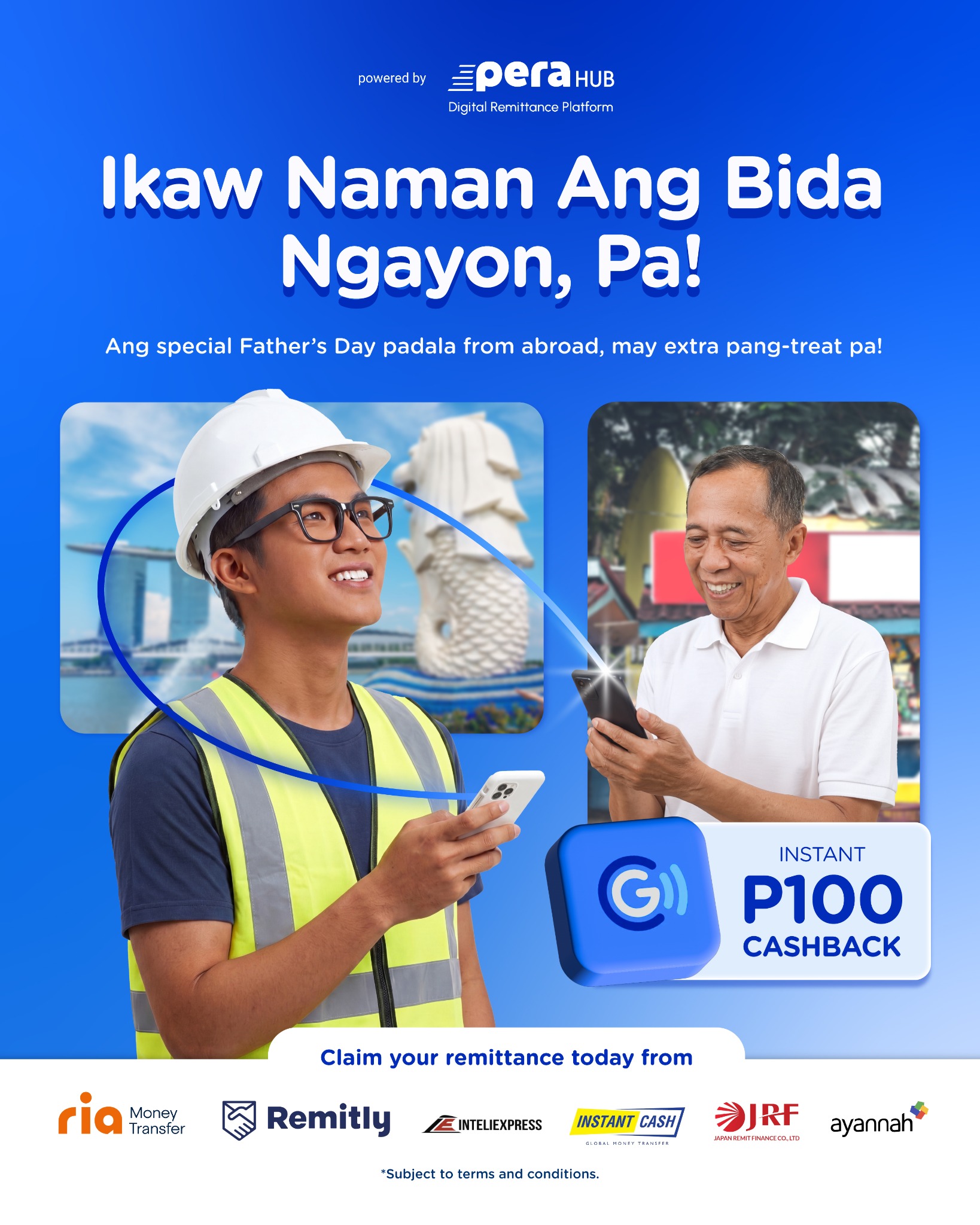 Pera Hub Facebook ad: This Father's Day, padala na, may bonus pa!