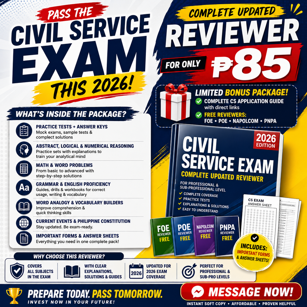 Civil Service Corner Ph Facebook ad
