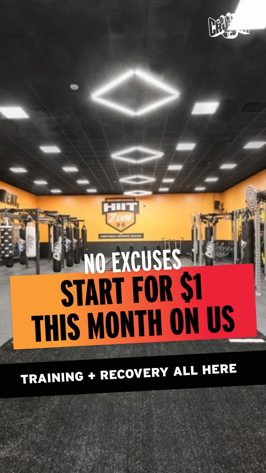 Crunch Fitness Facebook ad from Apr 1, 2026