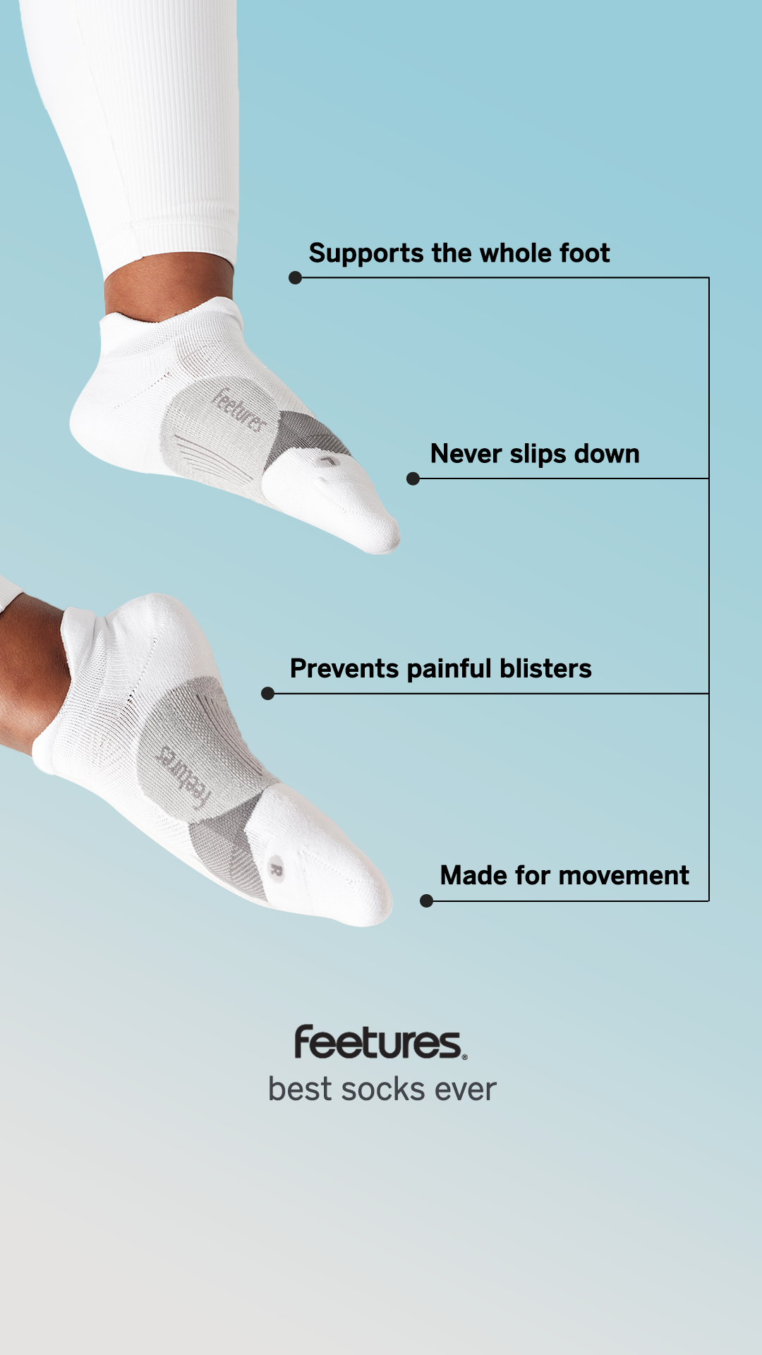 Feetures Facebook ad