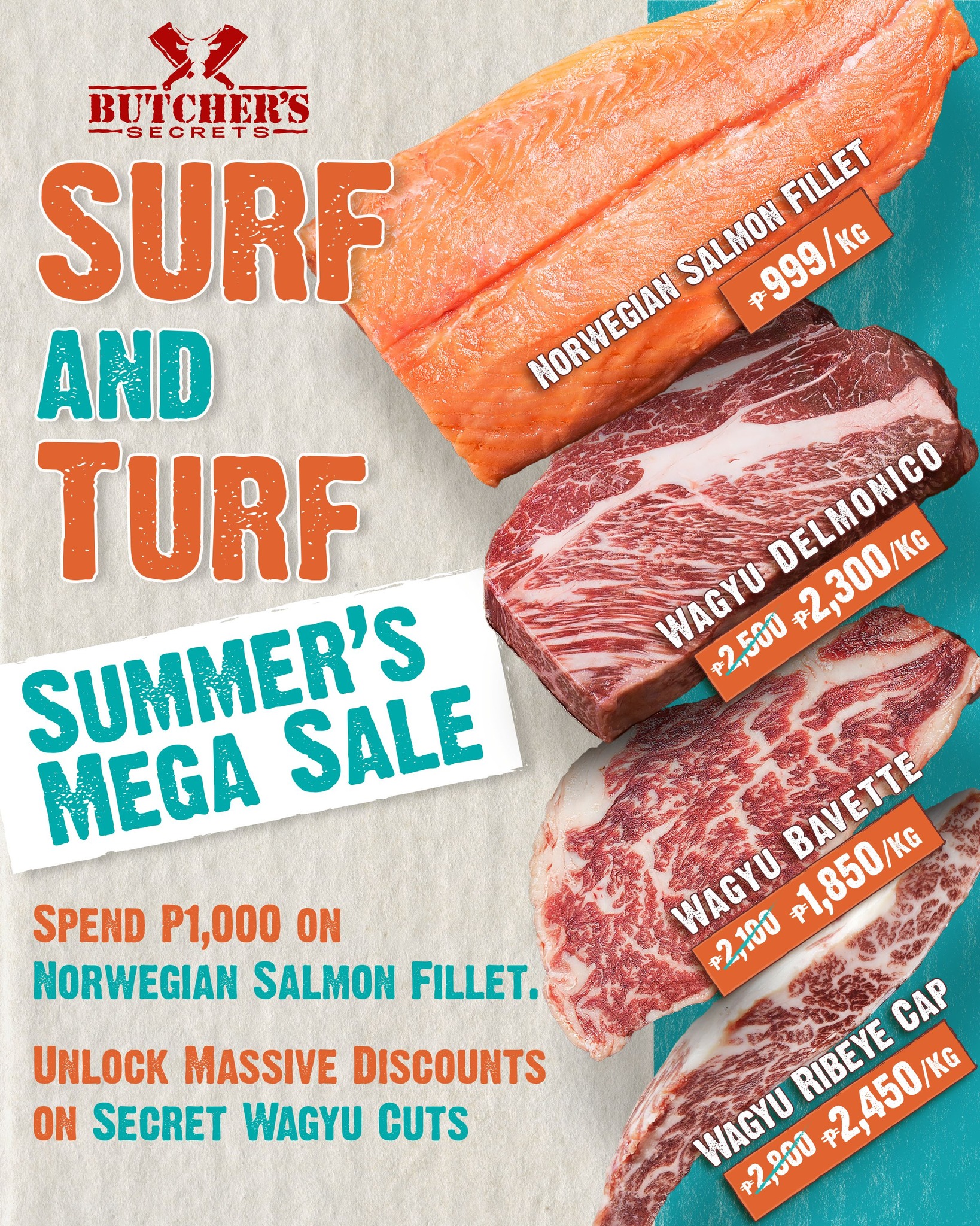 Butcher's Secrets Facebook ad: SUMMER STEAL ALERT!