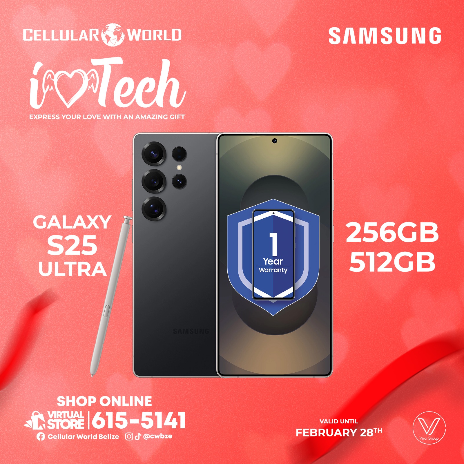 Cellular World Belize Facebook ad