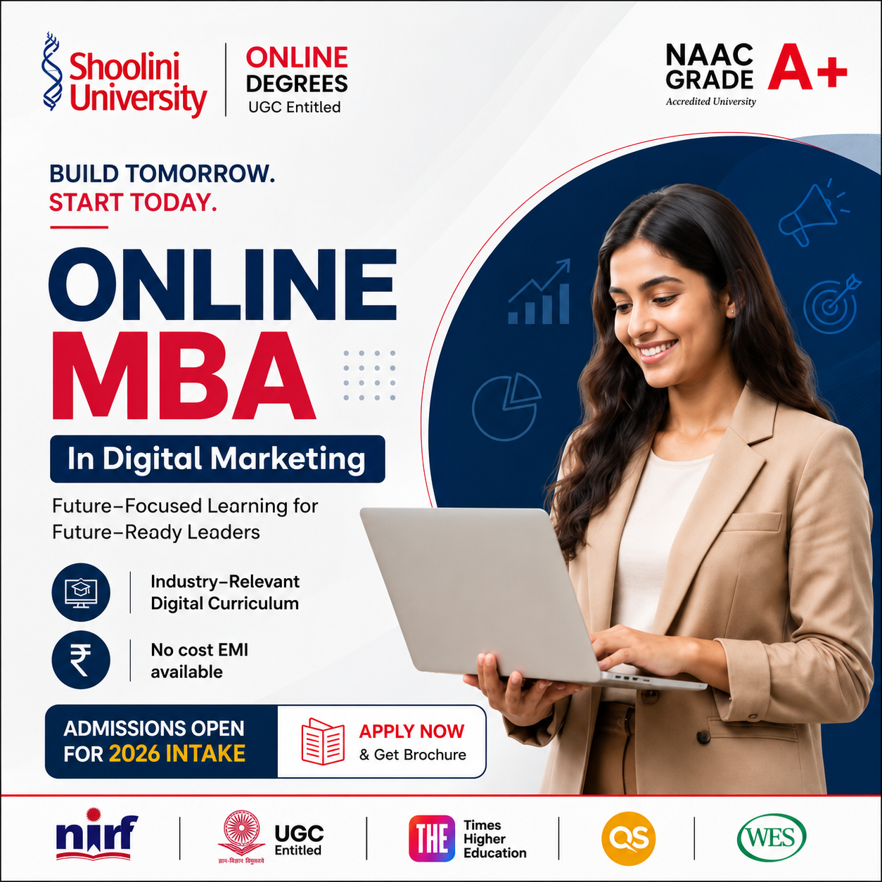 Online and Distance Courses Facebook ad: MBA | Pay After Placement