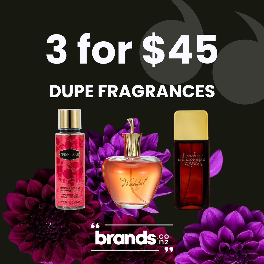 brands.co.nz Facebook ad: Dupe Fragrances