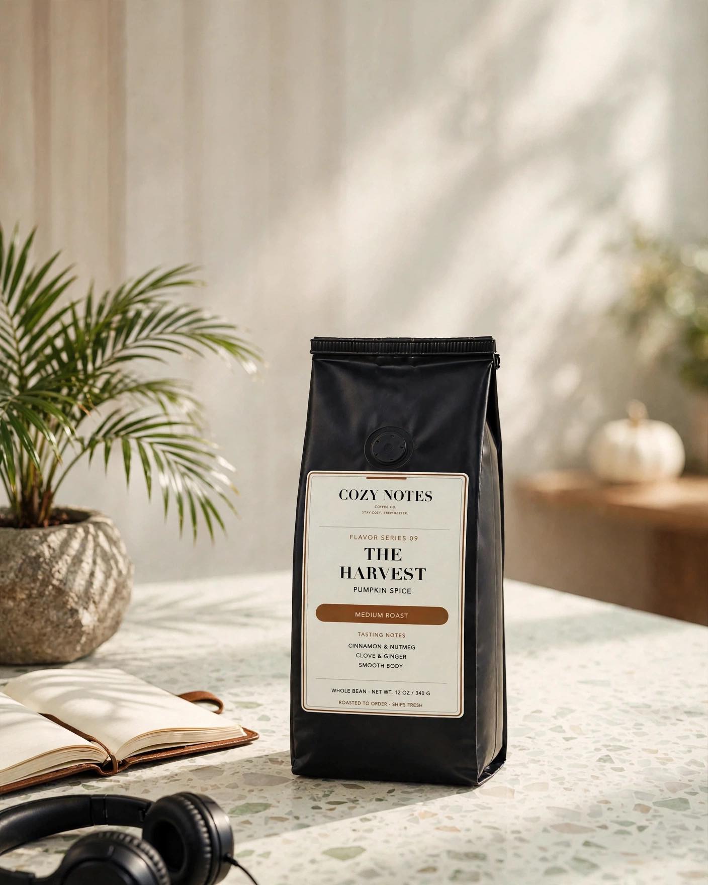 Cozy Notes Coffee Co Facebook ad: Premium Small-Batch Coffee & Tea | Cozy Notes Coffee Co.