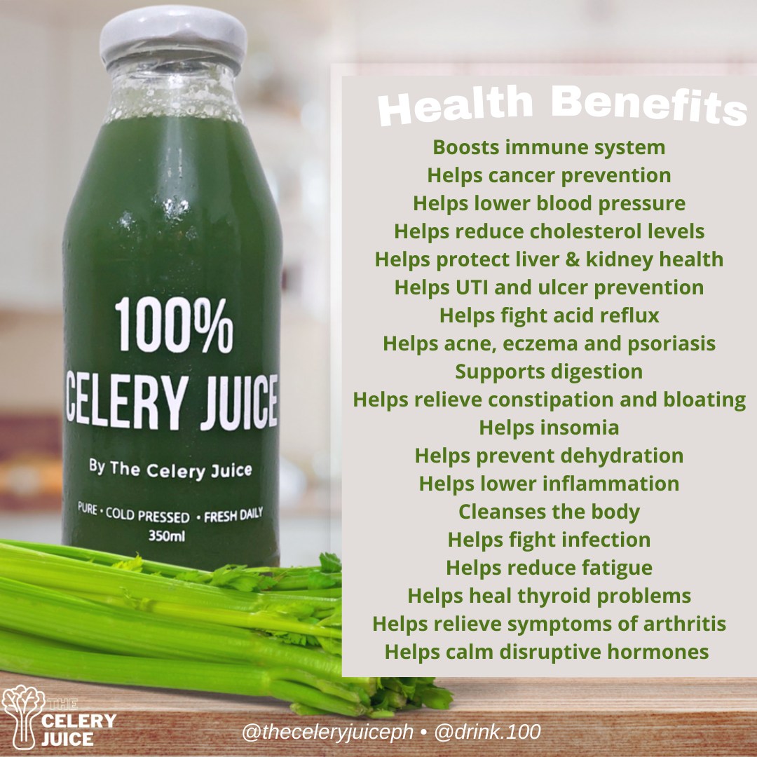 The Celery Juice Facebook ad: Celery juice in its purest form!