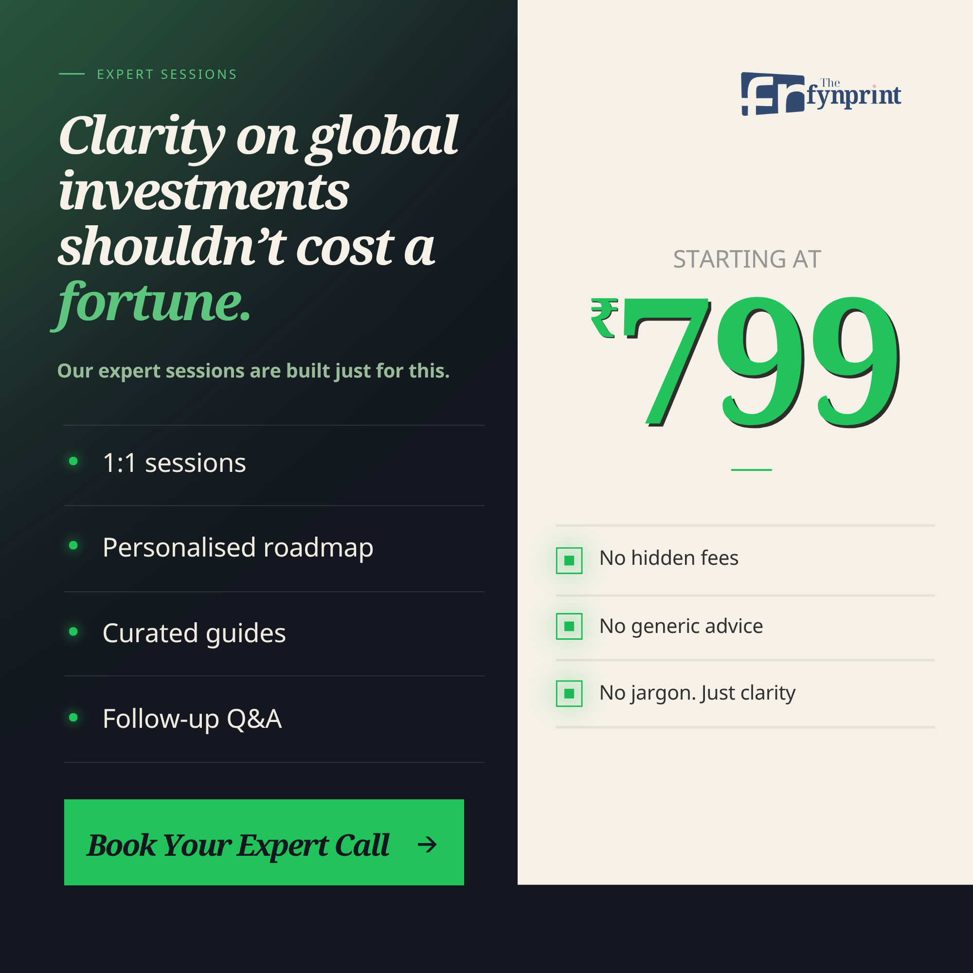 The FynPrint Facebook ad