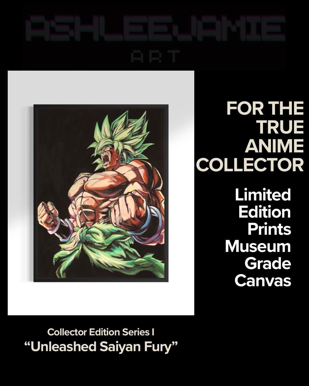 Ash Paints Facebook ad: Unleashed Saiyan Fury
