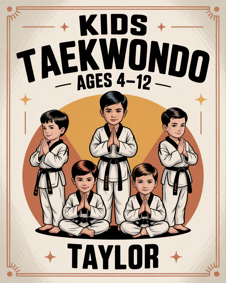 Grand Master Lee Tae Kwon Do Facebook ad