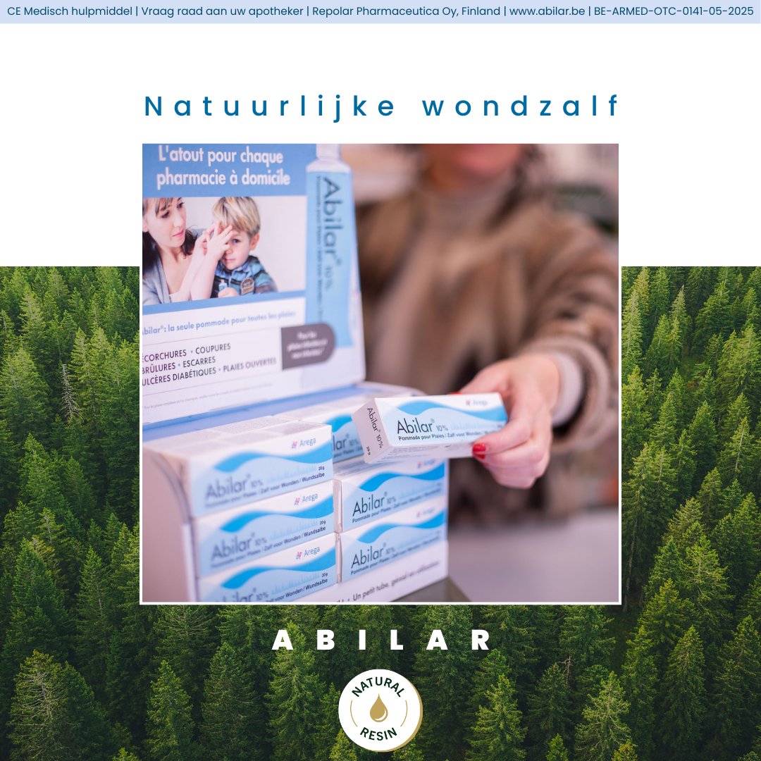 Abilar Facebook ad: Verkrijgbaar bij je apotheek