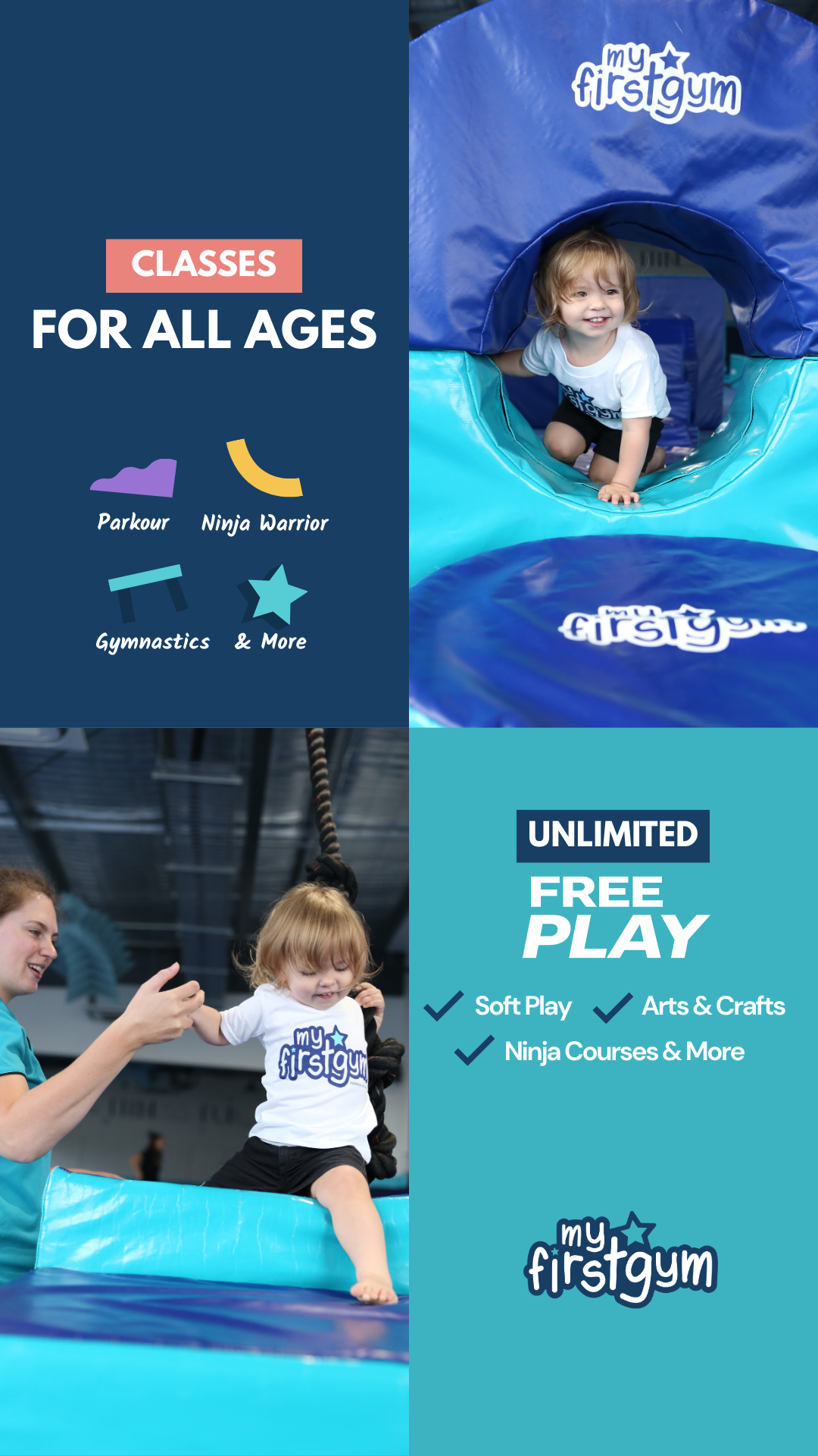 My First Gym Redbank Plains Facebook ad from Feb 19, 2026