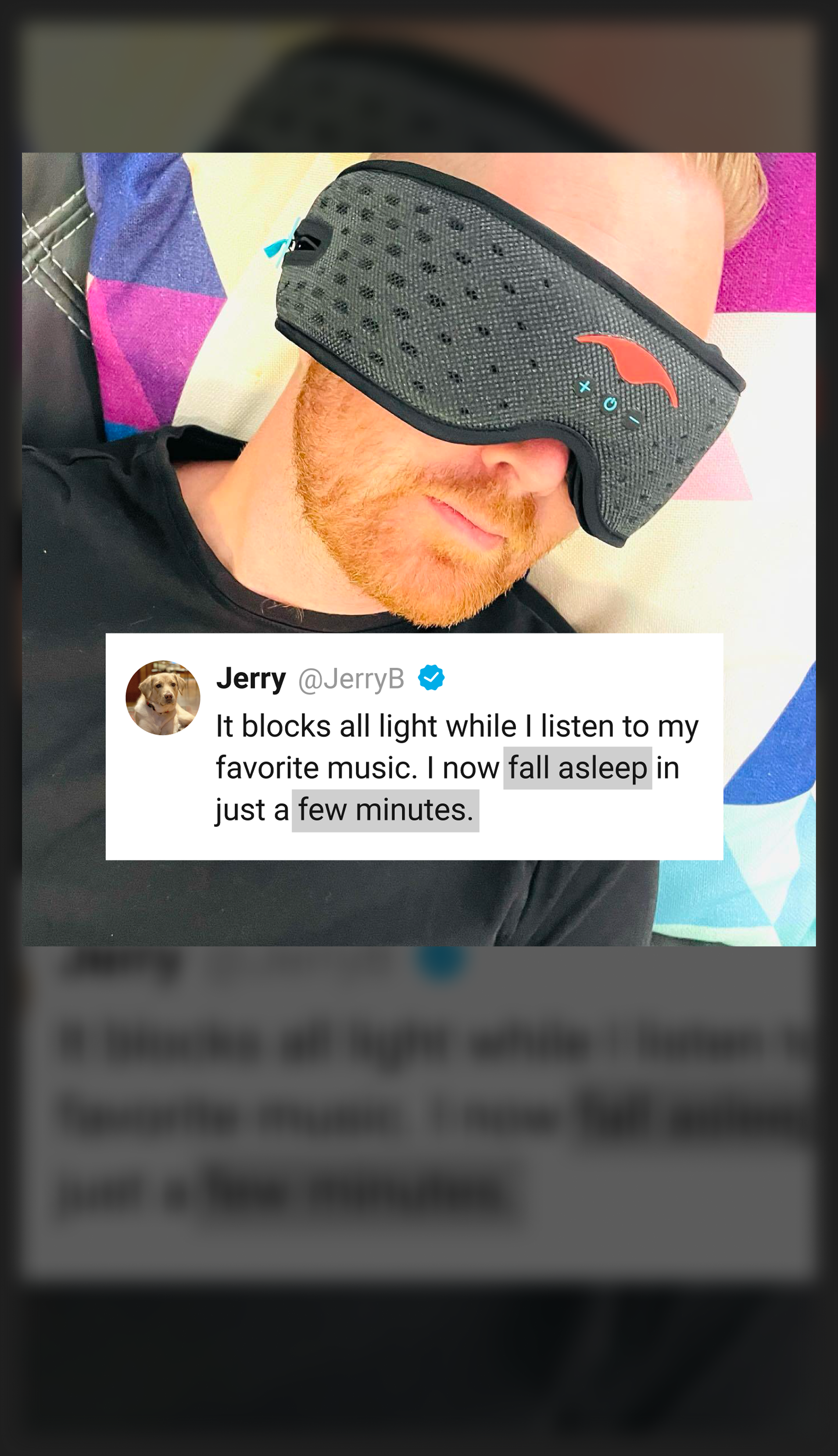 Manta Sleep Facebook ad